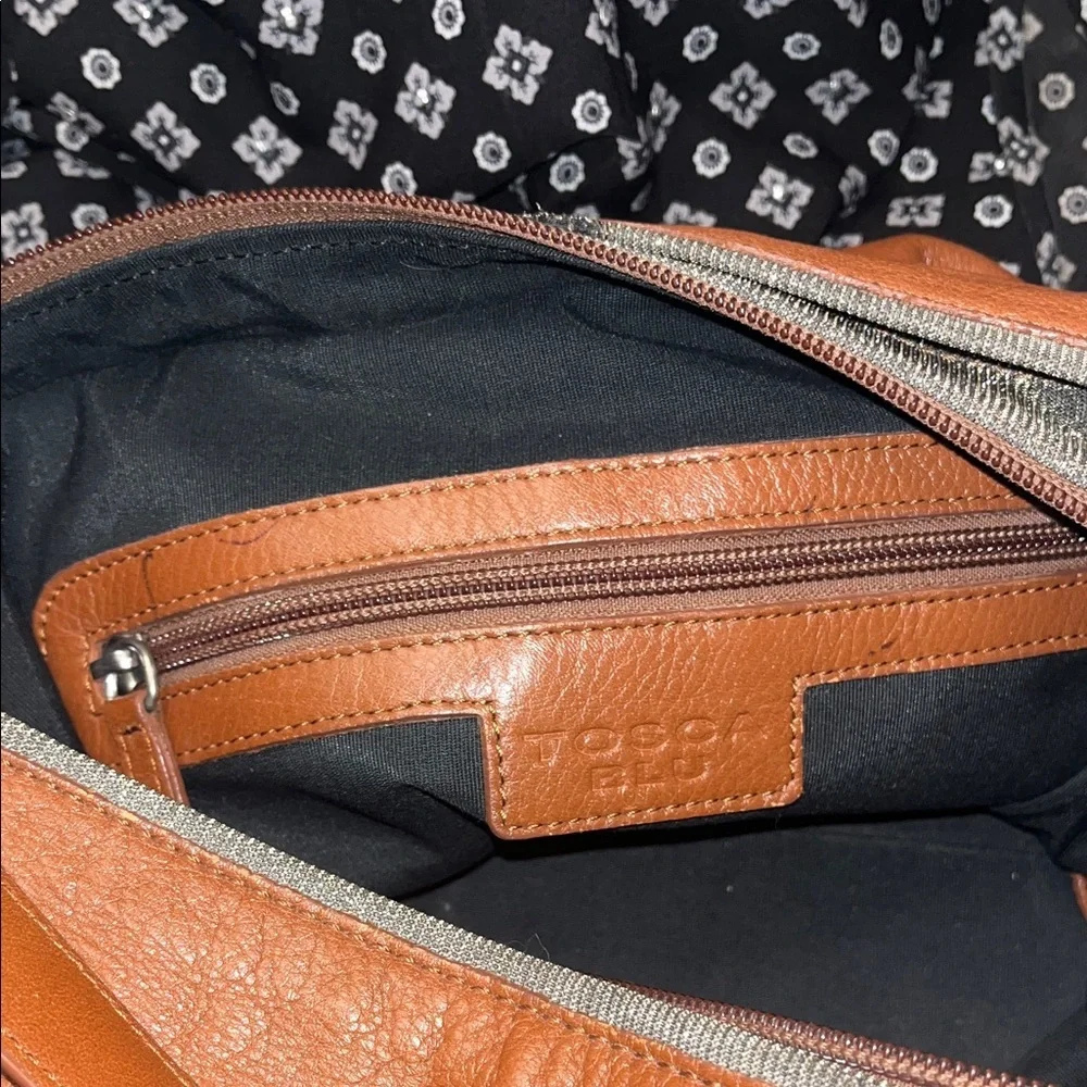 TOSCA BLU Tan Leather Tote